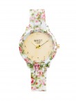 Montre Flower White Gold