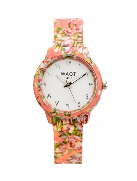 Montre Flower Pink