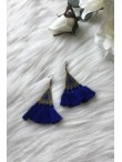 Boucles d'oreilles Anne avec pompons