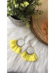 Boucle d'oreille Maellys avec pompons