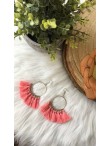 Boucle d'oreille Maellys avec pompons