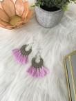 Boucles d'oreille Sherley pompons