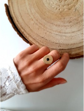 Gold ring CYLIA