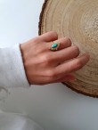 Bague dorée OBÉLINE