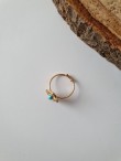 Bague dorée OBÉLINE