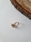 Bague dorée SELYNA