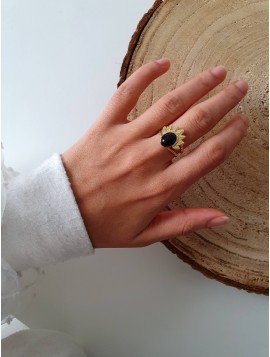 Bague dorée YAËL