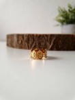 Bague dorée IRIS