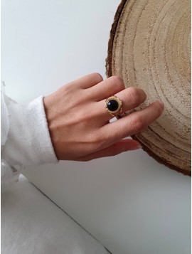 Bague dorée HADDA