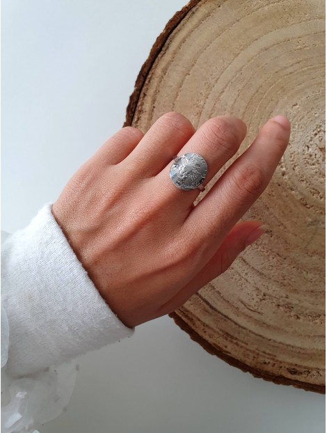 Bague argentée CALANTHA