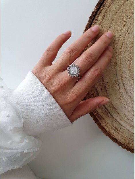 Bague argentée VÉLIA