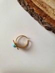 Bague dorée MAÎA