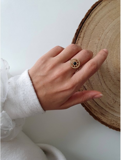 Bague dorée IVY