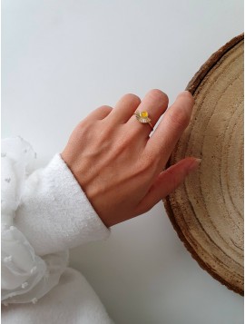 Bague dorée LOLA