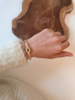 Gold bangle bracelet FATINE