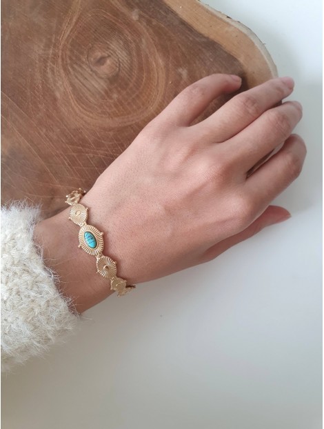 Gold bracelet BABETH