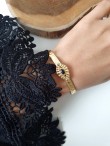 Gold bangle bracelet FERIEL