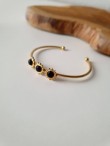 Gold bangle bracelet KENZA