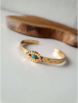 Gold bangle bracelet FAUSTINE