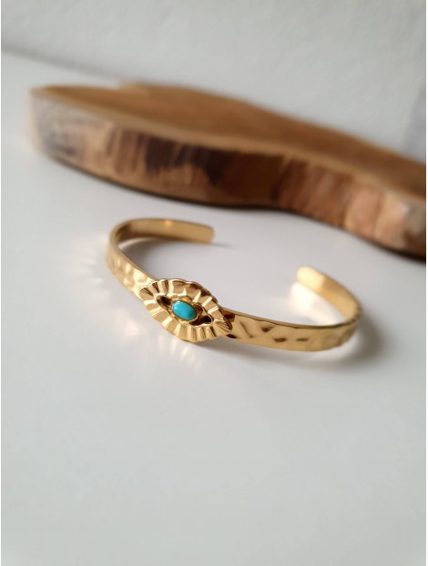 Gold bangle bracelet FAUSTINE