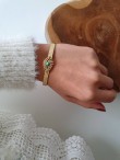 Gold bangle bracelet FAUSTINE