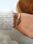 Gold bangle bracelet FAUSTINE