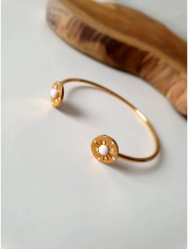 Gold bangle bracelet HAYET