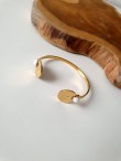 Gold bangle bracelet CHARLOTTE