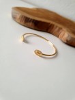 Gold bangle bracelet SARAH