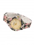 Montre Flower Black Gold